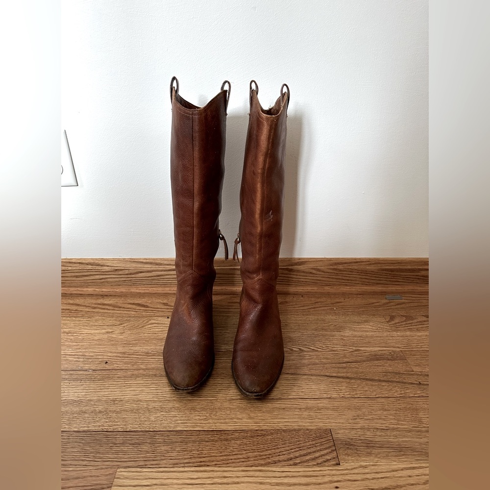 Real Leather Riding Boots - Picture 3 of 5